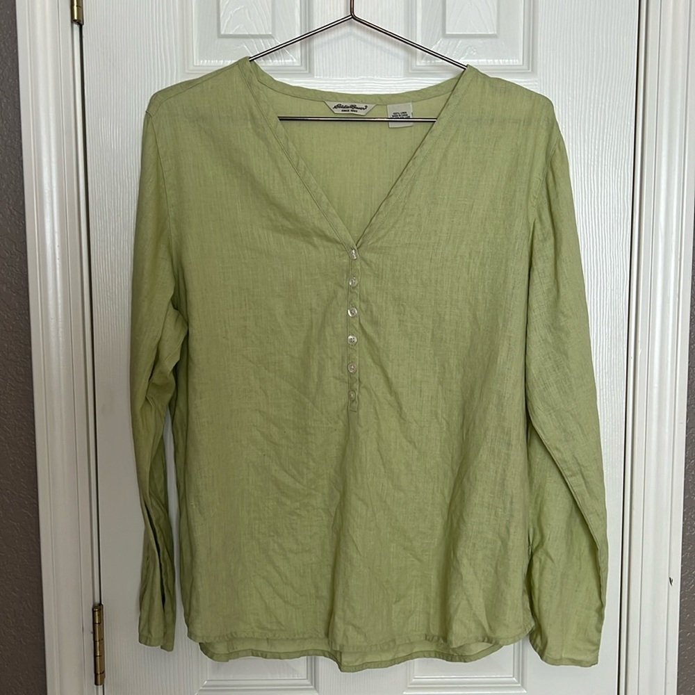 Eddie Bauer Linen Top